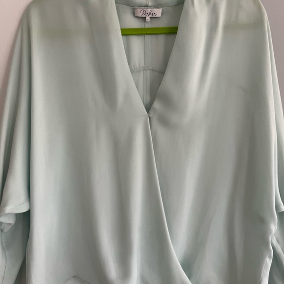Parker pale green blouse - Picture 2 of 4